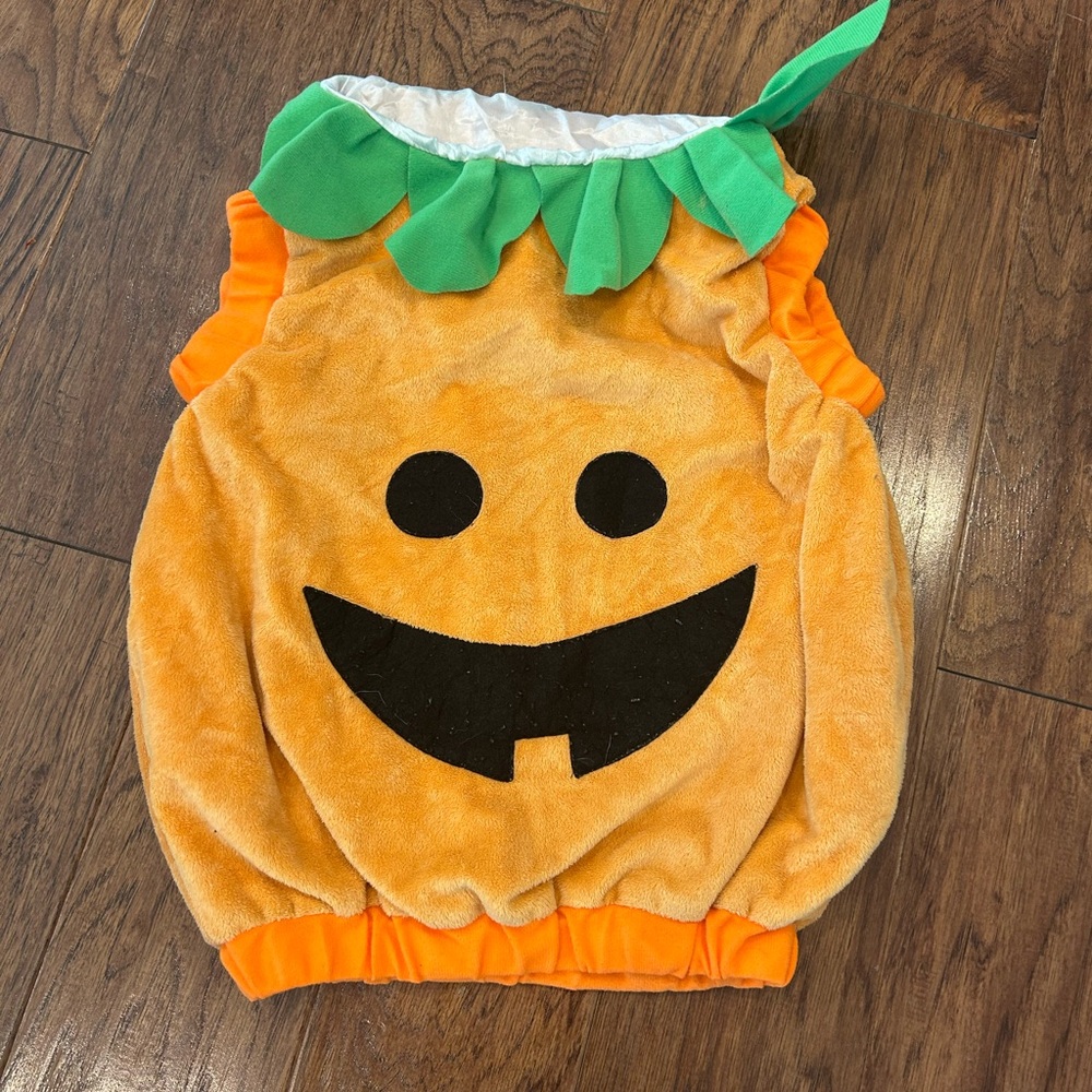 Pumpkin Costume for Kids - Orange and Green